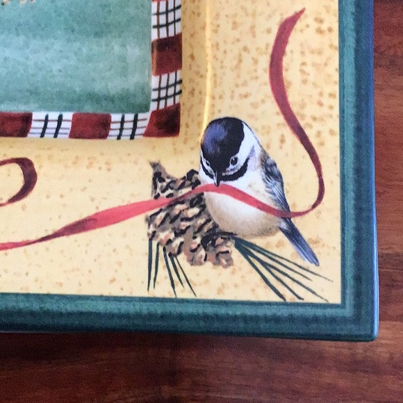 Lenox Winter Greetings Everyday Square Tray. - Picture 8 of 9